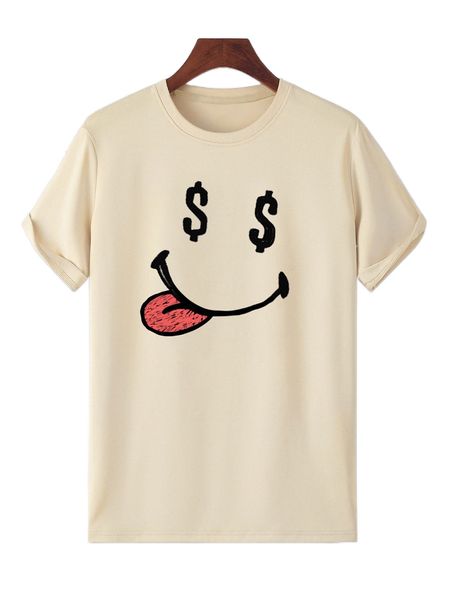 

men cartoon graphic tee 79zv#, White;black