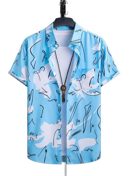 

men graphic print shirt without tee o2hr#, White;black