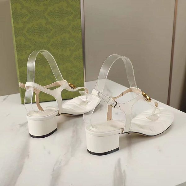

2022classic high heels sandals party 100% genuine leather womens dance shoes designer high heels 5cm suede womens metal belt buckle large 35, Black