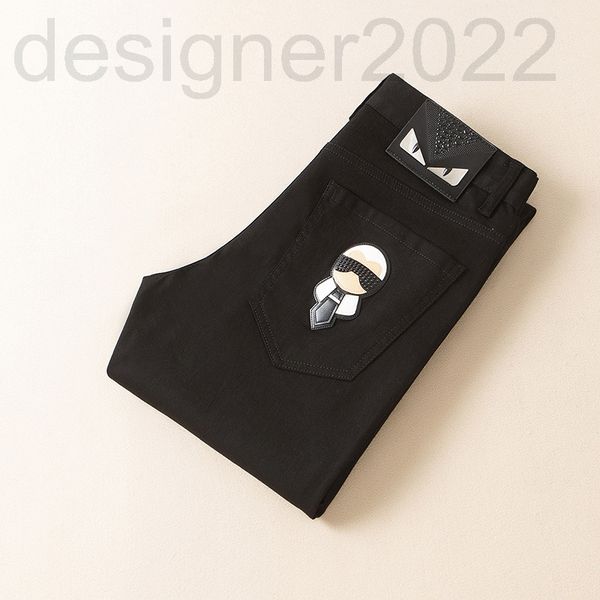 

men's jeans designer fashion men's casual jeans in spring and summer of 58ak, Blue