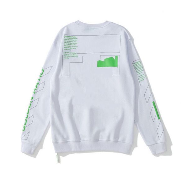

classic mens offs sweatshirts designer hoodies loose pullover hip hop oil paint back arrow x men women hooded casual hoodie black white jac