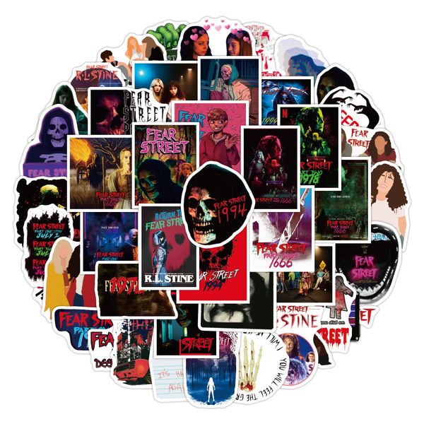 

new waterproof 10/30/50pcs classic horror movies fear street 1994 cool stickers diy car bike luggage phone laptoy decal sticker sticker