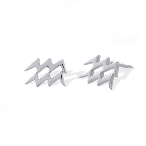 

stud boma jewelry sterling sier zodiac sign earrings amqmv, Golden;silver