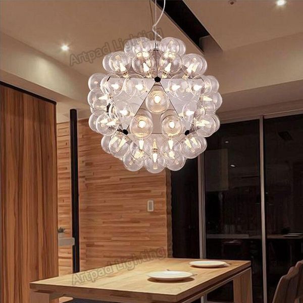 Lâmpadas pendentes Itália Designer Luzes de vidro Dandelion para escada do quarto Candelador de lustres decorativo LED G4 Bulbo incluído