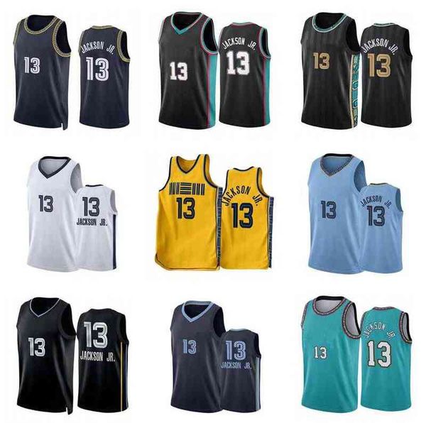 

basketball jersey jaren jackson jr 2022-23 white new season men youth city jerseys in stock, Black