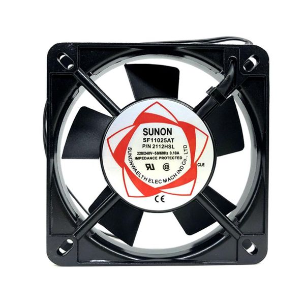 Fãs refrigeradores sunon sf11025at 110/220 380v 11cm 11025 25mm Fanfans de refrigeração do ventilador axial de 25 mm