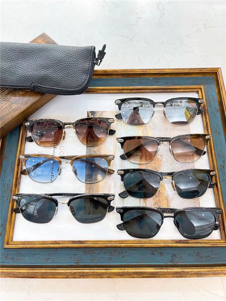 

new designer sunglasses ins punk sunglass jay chou stars the same verticalii metal sunglass for men and women, White;black