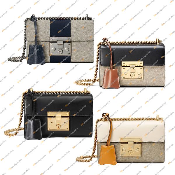 Ladies Fashion Casual Designe Luxury Padlock MINI Chain Bag Сумка через плечо Сумки через плечо TOTE Сумка Высокое качество TOP 5A 409487 Сумка-кошелек