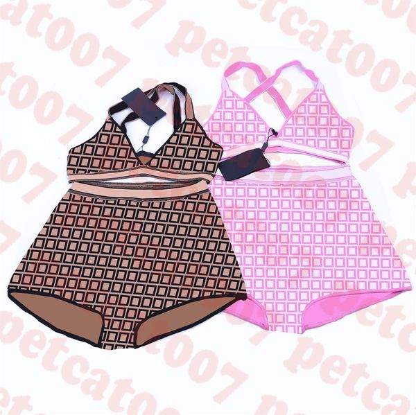 

knit underwear women bikini set high waist womens swimwear lingerie v neck ladies swimsuit suit