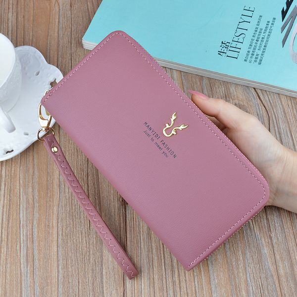 

long big wallet whith coin pocket designer luxury vintage new clutch bag with card pocket cute purse for women 2021, Red;black