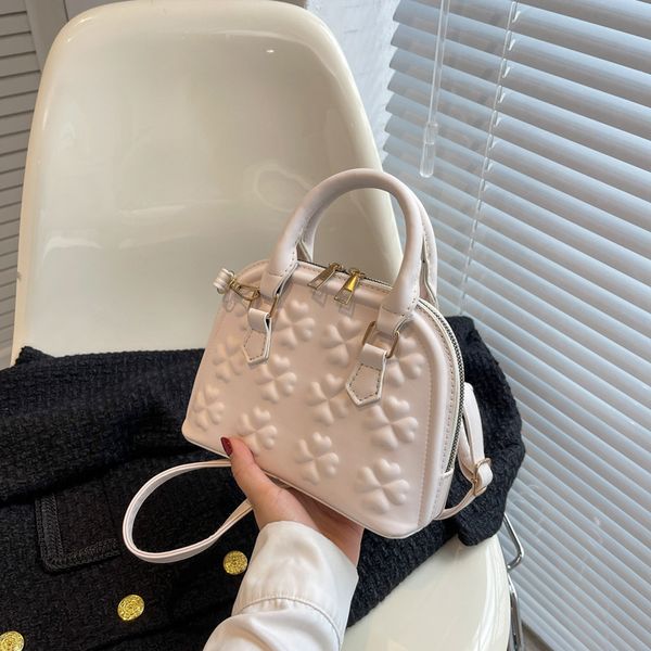 Handtasche Damenmode bestickter Faden Umhängetasche All-Match Messenger Shell Bags
