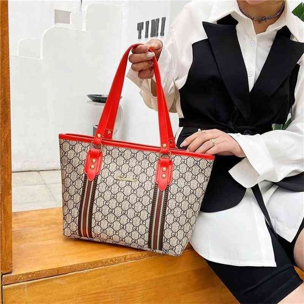 A buon mercato online 55% di sconto sulla vendita Tote Bag ad alta capacità moda tendenza una spalla per il tempo libero sotto le ascelle