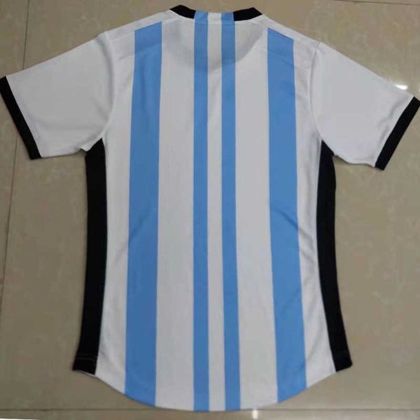 

2021 argentina copa america home soccer jerseys 2022 qatar world cup jersey dybala fans player version football shirt icardi mascherano cust, Black