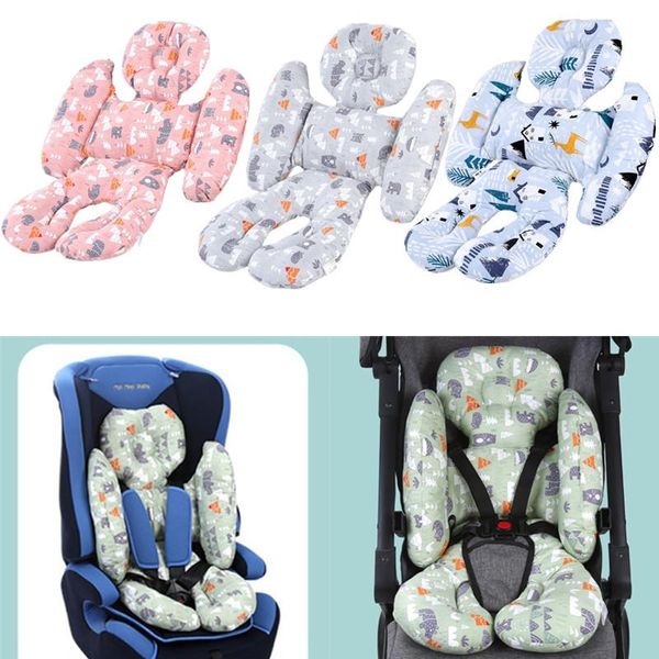 Acessórios de peças de carrinho de carrinho de proteção de banco de bebê de algodão tapete de almofada respirável tampa macia almofada de carros de carros de pushchair Mattressstroller