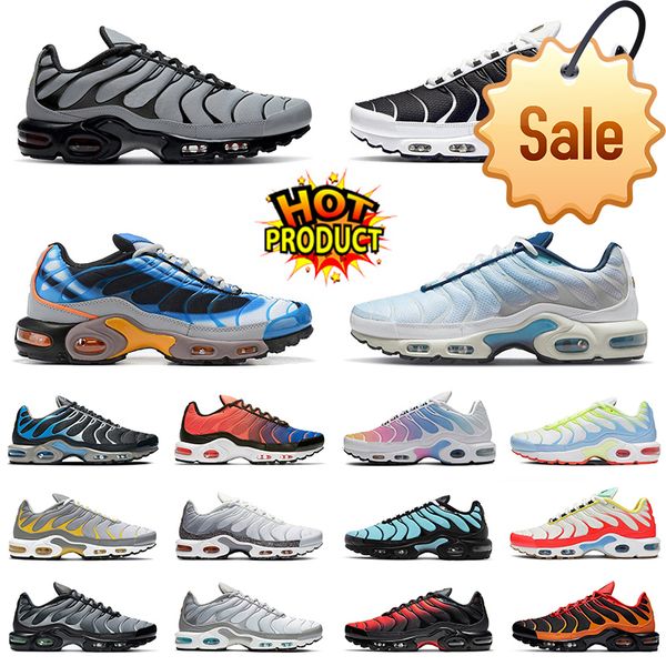 

2022 boots mens womens max tn plus 3 running shoes triple black white ultra seafoam grey frost pink te