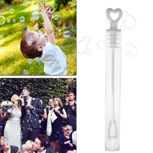 Leere Liebe Herz Zauberstab Rohr DIY Blase Maker Seife Wasser Flaschen Tragbare Spielen Lustige Kinder Spielzeug für Party Geburtstag hochzeit Dekor Geschenk