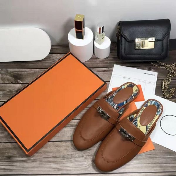 

designer slipper women slippers luxury sandals brand sandals real leather flip flop flats slide casual shoes sneakers boots by brand 056, Black