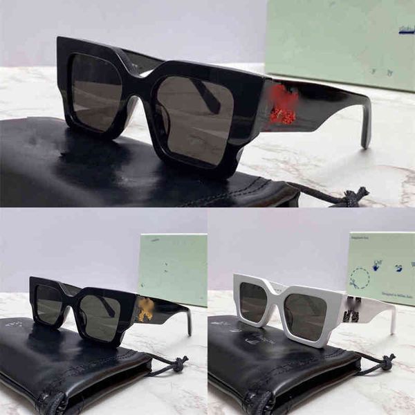 

2022 fashion2022 new off men's ow box same sunglasses brands white women's shades fashion eri003 2 wholesale promotion, White;black