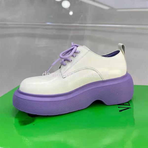 

dress shoes [high edition] early autumn leisure deep mouth shoes patent leather small fashion women's thick soled, Black