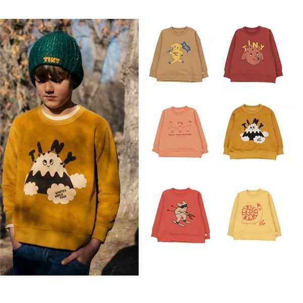

kids clothes sweatshirt tiny children's hoodie cottons fall winter long sleeve blouse girl t shirt long sleeve boys clothes lj201216, Black