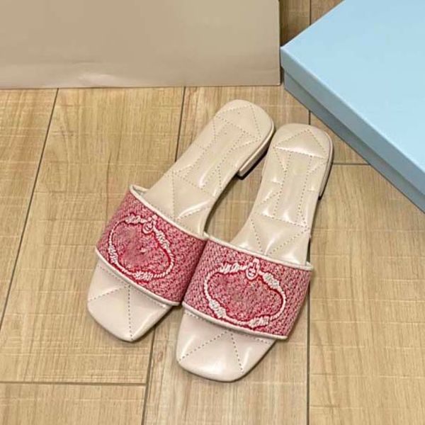 

new luxury designer sandals summer slipper women leather mules squared sole the lido sandal party slippers 03, Black