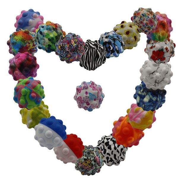 

new water transfer printing fidget toys 3d ball gameplay anti stress fidget kids sensory toy funny anti-stress gift
