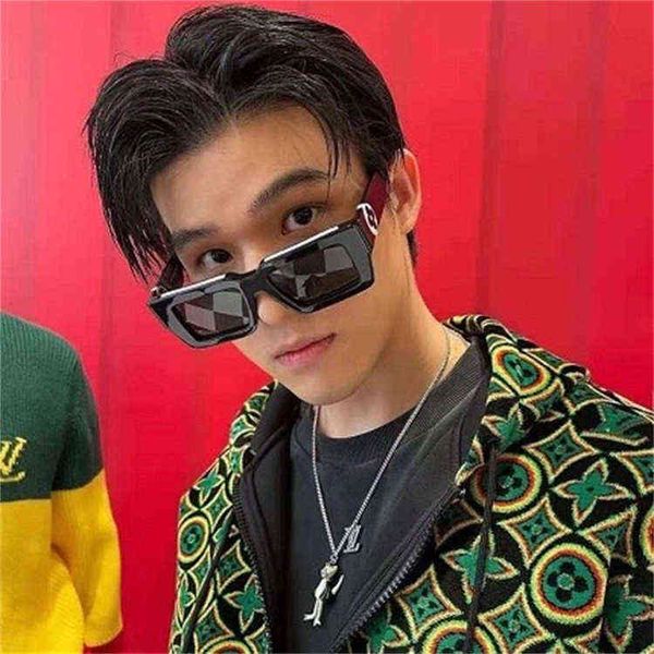 

sunglasses fashion women's net red same fashion personality small box sunglasses men's z1447 shades designer sunglasses leisure, White;black