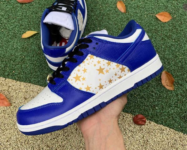 

shoes supremx chunky low hyper royal men women low white hyper-blue metallic gold mens trainers sports fashion outdoor