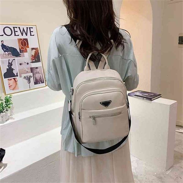 

purse qiaocheng new 2022 new pu backpack anti-theft backpack large capacity leisure travel bag student book bag
