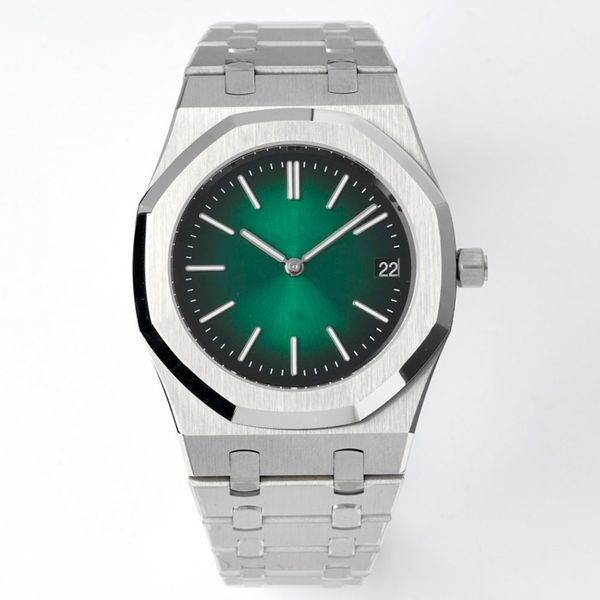 

mens watches automatic mechanical watch 39mm waterproof sapphire wristwatch 904l stainless steel fashion business wristwatches montre de lux, Slivery;brown