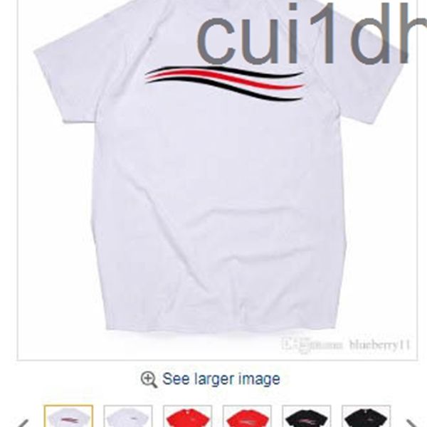 

2022 designer bb t shirt and shirts summer 2022 new women's wear paris t cola wave letter blue short sleeve t-, White;black