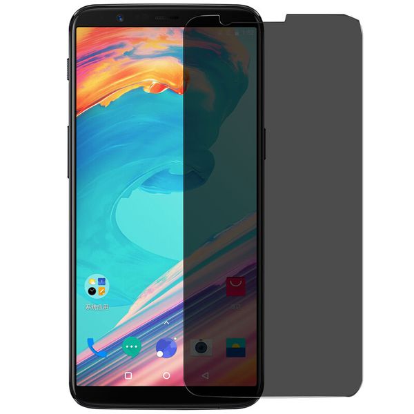 Protezione dello schermo per Oneplus 9 Pro 8T 9R Nord N10 N100 Anti Spy Oneplus 5 6 5T 6T 7 7T 10T Privacy Pellicola vetro temperato