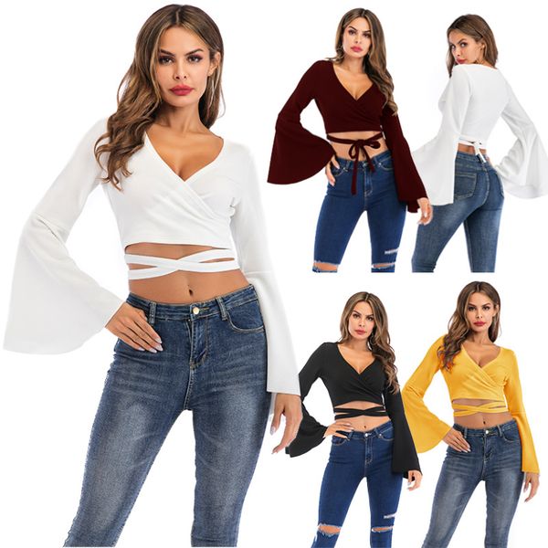 

flare sleeve long sleeve t-shirt 281 dy