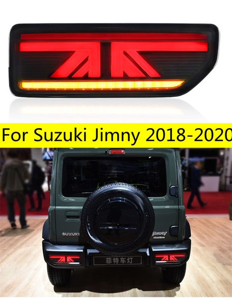 Luzes de carro para Suzuki Jimny LED lâmpada traseira 20 18-20 20 LED Running Light traseiro de neblina traseira de reversão de acessórios de iluminação de freio