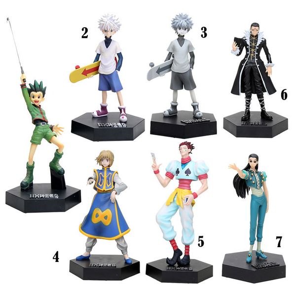 

16cm-22cm anime hunter x hunter kulolo lushilufelu curarpikt hyskoa gon ss killua zoldyck action figure model toy 220602