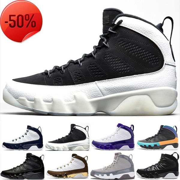 

9 9s dream it do it unc mop melo mens basketball shoes la og space jam men bred the spirit anthracite sporst sneakers designer trainers u, Black