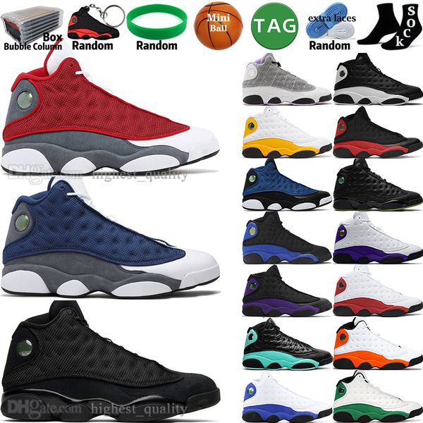 

brave blue red flint bred hyper royal 13 13s mens basketball shoes del sol court purple black cat obsidian lucky island green cny men sports