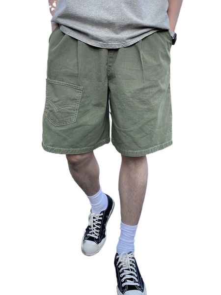 

dazy men solid slant pocket shorts u9p1#, White;black