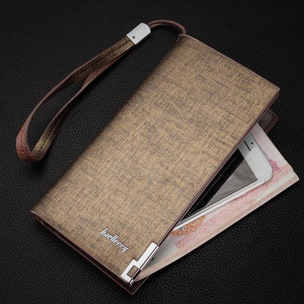 

brand baellery funtion long wallets credit cards cash handbags for men, Red;black