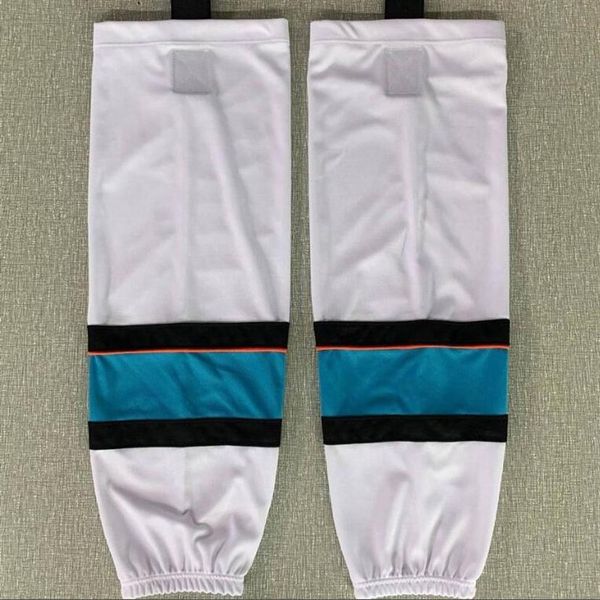 

2020 ice hockey socks training socks 100% polyester practice socks hockey equipment men youth kids white237m, Black