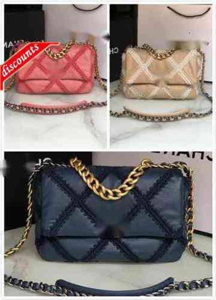 

bags luxury brand design cc woman's letter plaid 1160 shoulder chain bag lambskin handbag vintage messenger bags real leather le boy 2., Black;red