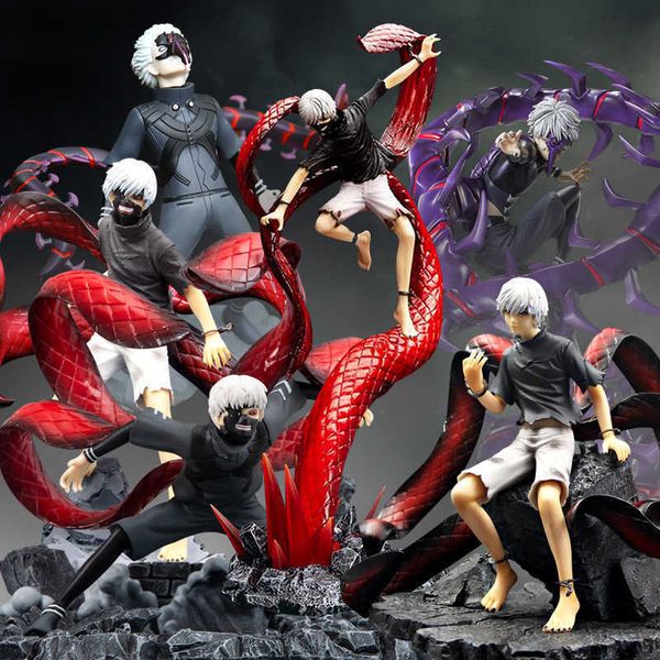 

huiya01 anime tokyo ghoul awaken kaneki ken pvc action figure anime figure big deluxe excellent model toys doll gift q0722