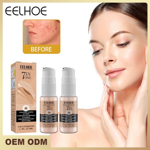 

10ml age back foundation base makeup ivory natural matte liquid full coverage concealer waterproof matte foundations for women 1689