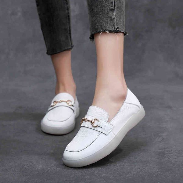 

dress shoes leather cow tendon soft sole casual women's shoes spring lefu large 43 flat small leather y8uw, Black