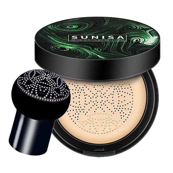 BB Creams Atacado BB Air Cushion Foundation Cogumelo Cabeça CC Cream Corretivo Branqueamento Maquiagem Cosméticos Impermeável Iluminar o Rosto Base Tone