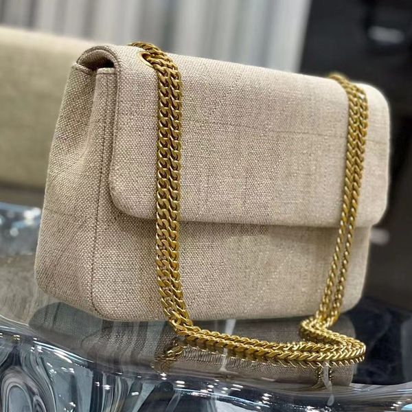 2022 Borse a tracolla di alta qualità Donne Borsa a tracolla Body Body Panno di lana Gold Gold Hardware Accessori Hardware di lusso Retro Tofu Shape Borsa Crossbody Borsa da donna Borsa da donna