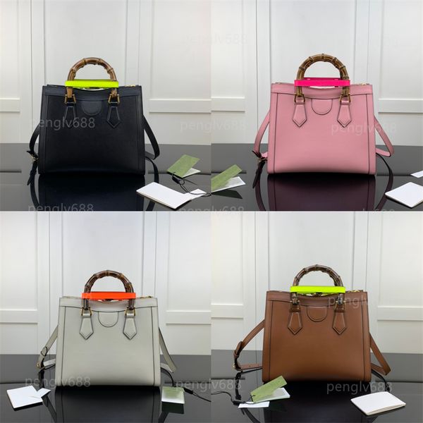 

5a leather bag diana bamboo tote bag women's men's handbag crossbody purse luxury designer fashion shopping bags wallet card pocke
