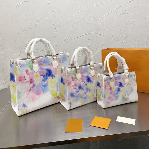 

shopping bags totes graffiti crossbody straw luxury designer brand bags fashion shoulder handbags women letter purse phone wallet metallic