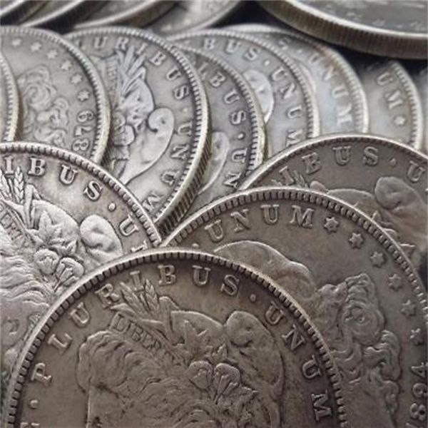 

us full set morgan dollars 1878-1921 96pcs different date copy coins metal craft dies manufacturing factory 2258