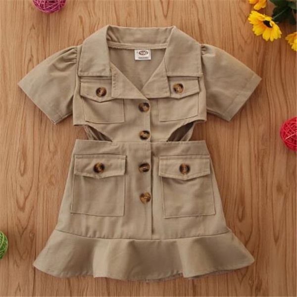 

new fashion girl dress kids clothing birthday performance princess children summer outfit for 1-7ys toddler baby dresses, Red;yellow
